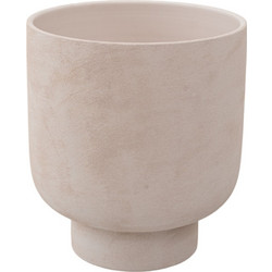 Idea Home Zen Collection Κασπώ Κεραμικό Λευκό 33,5x33,5x37,5εκ.