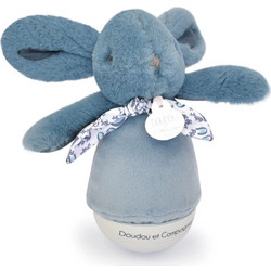 Doudou et compagnie 4195 Doudou Et Compagnie Jolijou Υφασμάτινο μουσικό φωτάκι νυχτός Κουνελάκι Blue