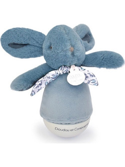 Doudou et compagnie 4195 Doudou Et Compagnie Jolijou Υφασμάτινο μουσικό φωτάκι νυχτός Κουνελάκι Blue