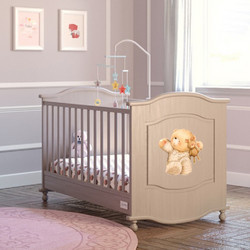 Asterias Bebe Μαργαρίτα Πολυμορφική Κούνια για Στρώμα 70x140cm Μπεζ