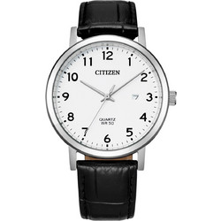 Citizen Ανδρικό Ρολόι με Μαύρο Δερμάτινο Λουράκι BI5070-06A