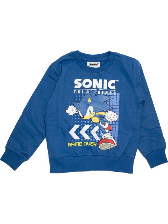 Μπλούζα Φούτερ Fleece Sonic Game Over Blue 8020299