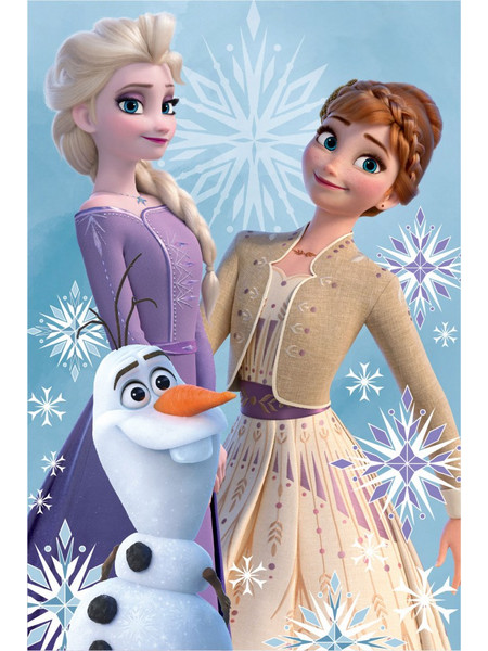 Disney Frozen Olaf and Sisters fleece blanket 100x150cm