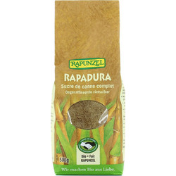 Ζάχαρη Βιολογική Ακατέργαστη Rapunzel Rapadura Whole Cane Sugar Organic Vegan 500g