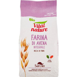 Αλεύρι Βρώμης Βιολογικό Sarchio Bio Vital Nature Farina Di Avena Integrale 500g