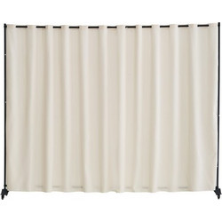 VEVOR Φορητό Διαχωριστικό Δωματίου 308.5 x 45 x 245.5 cm με Ρόδες Μπεζ Οθόνη Απορρήτου BLPF96120INCF33J1V0