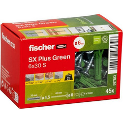 Fischer plug SX Plus Green 6x30 S