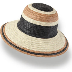 PALOMITAS BY P.B W ARIA RAFIA CAP - 27003-BLACK MULTI