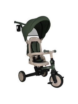 Bebe Stars Urban 7 σε 1 Τρίκυκλο Ποδήλατο με Σκίαστρο & Χειρολαβή Γκρι Ροζ