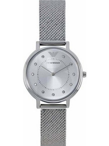 Emporio Armani Γυναικείο Ρολόι με Ροζ Χρυσό Μεταλλικό Μπρασελέ AR11128