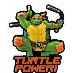 Μαγνητάκι TEENAGE MUTANT NINJA TURTLES - Micheangelo - Soft Touch Magnet