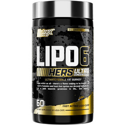 Nutrex Lipo-6 Black Hers Ultra Concentrate Θερμογεννετικός Λιποδιαλύτης 60 Κάψουλες