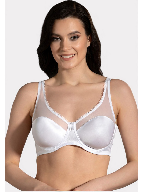 New Bra Lingerie Σουτιέν Minimizer με Μπανέλα Λευκό NB2304-2