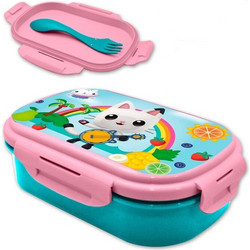 Kids Licensing Gabby Πλαστικό Παιδικό Δοχείο Φαγητού Πολύχρωμο