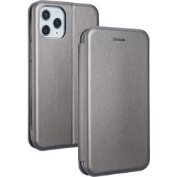 Beline Etui Book Magnetic iPhone 12mini stalowy/steel
