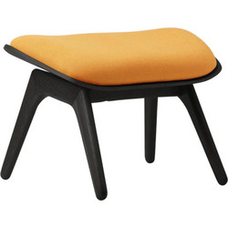Σκαμπό The Reader Ottoman 5116NC705-06 60x46x42cm Black Oak Tangerine