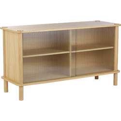Μπουφές Italic Glass Doors 5523-2C5523-2 135x48x73.4cm Oak Natural