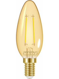 EL825603 | EL825603 | LED FILLAMENT AMBER|B35 2W(28w) E14|2000k|180lm|enjoysimplicity(TM)