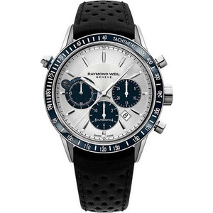 Raymond Weil Ανδρικό Ρολόι Χρονογράφος Αυτόματο με Μαύρο Δερμάτινο Λουράκι 7740-SC3-65521 Raymond Weil Ανδρικό Ρολόι Χρονογράφος Αυτόματο με Μαύρο Δερμάτινο Λουράκι 7740-SC3-65521