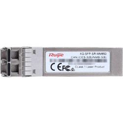 Ruijie XG-SFP-SR-MM850, 10GBASE-SR SFP+ 850nm 300m DOM Duplex LC MMF Optical Transceiver Module
