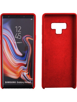 Idol 1991 Velvet TPU Back Cover Red (Galaxy Note 9)