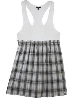 Hurley Loretta Mini Καλοκαιρινό Καθημερινό Φόρεμα Λευκό GRTTLOR2