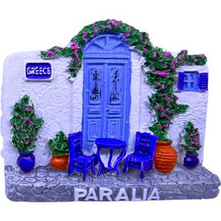Τουριστικό μαγνητάκι Souvenir - Σετ 12pcs - Paralia - 678422