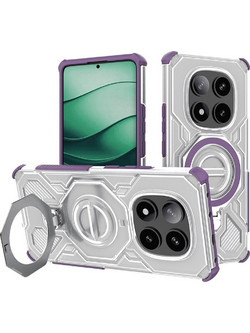 Techsuit - Carbon Shield Pro - Xiaomi Redmi Note 14 Pro+ 5G - Purple Transparent