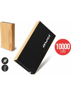 Awei P93K Power Bank 10000mAh Brown