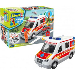 Revell Junior Kit Ambulance Car 20 Level 1 00824