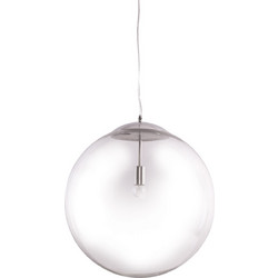 Home Lighting Chiara Κρεμαστό Φωτιστικό Οροφής Μπάλα Μονόφωτο E27 Διαφανές 77-3705