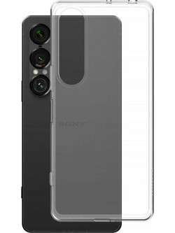 Θήκη Sony Xperia 1 VII Spacecase Clear Case Διάφανη Σιλικόνης 1mm - Transparent (5905719119669)