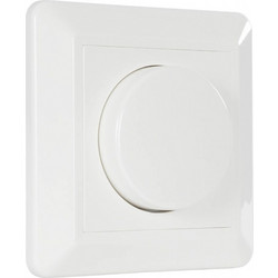 GloboStar 999-0006 Ροοστάτης Dimmer Τοίχου LED AC100-240V 400W IP20 Μ8.4 x Π8.4 x Υ4.5cm