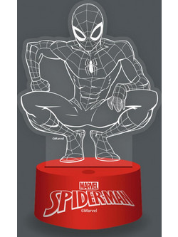 SPIDER-MAN - 3D Lamp RGB with Remote