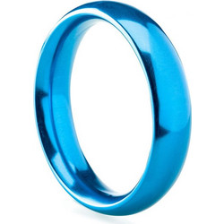 Zenn Cockring 50mm Δαχτυλίδι Πέους Μεταλλικό 5cm Μπλε