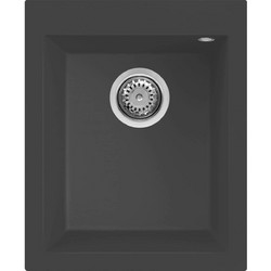 Elleci Quadra 100 Υποκαθήμενος Νεροχύτης Γρανίτη Ghisa 41x50cm