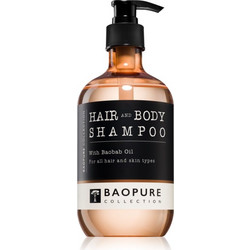Alda cosmetics Baopure σαμπουάν για μαλλιά και σώμα 475 ml