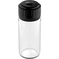 Βαζάκι γυάλινο για μπαχαρικά 244ml μαύρο 0568 ΚΩΔ.15815