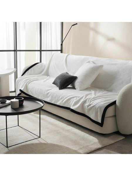 Gofis Home Ριχτάρι Τριθέσιου Καναπέ 180x300 Polar 20-07-109-3/16 Polar White