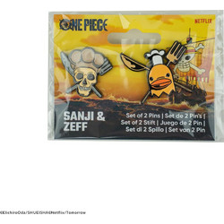 Netflix's One Piece (2023) - Set of 2 Sanji & Zeff Pins - KC618732