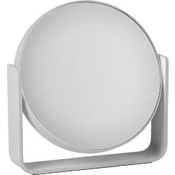 Zone Denmark Επιτραπέζιος Καθρέπτης Αλουμινίου 19x4x19,5 - Ume Soft Grey