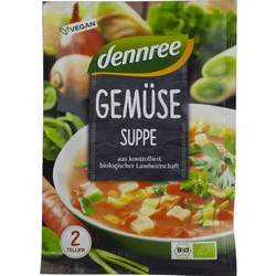 Vegan Σούπα Λαχανικών 40g Dennree Bio - 221009144