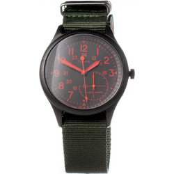 Timex Ανδρικό Ρολόι με Χακί Υφασμάτινο Λουράκι TW2V11000LG