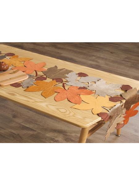 Runner 40x160 Brown Leaf "Liolios Home"