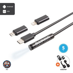 KRAUSMANN ΚΑΜΕΡΑ ΕΝΔΟΣΚΟΠΙΚΗ 8mm 1080p APPLE ANDROID 5m (2280)