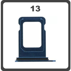Original for Apple iPhone 13 (A2633, A2482) SIM Card Tray Blue Μπλε