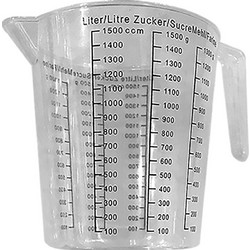Δοσομετρητής Πλαστικός με Λαβή 1,5L Homie 100295