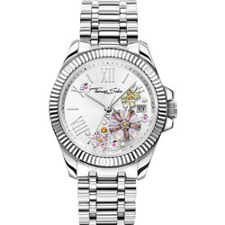 Thomas Sabo Γυναικείο Ρολόι με Ασημί Ροζ Χρυσό Μεταλλικό Μπρασελέ WA0371-277-201