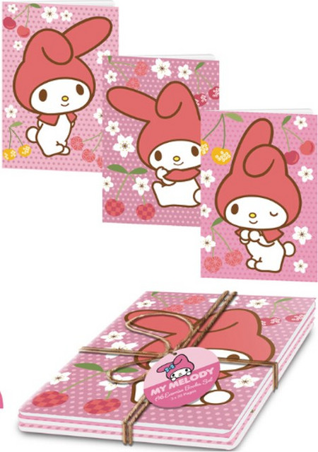 MY MELODY - Set of 3 Excercice Book