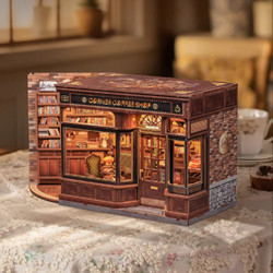 Cutebee Corner Coffee Shop 3D Book Nook DIY 294 Κομμάτια 17cm 3700913421172